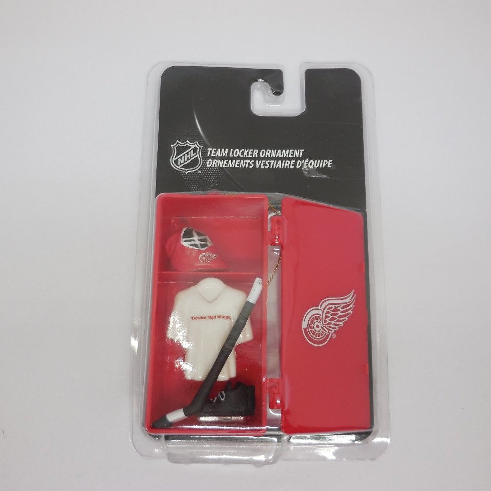 🆕️NHL Red Wings Team Locker Ornament
